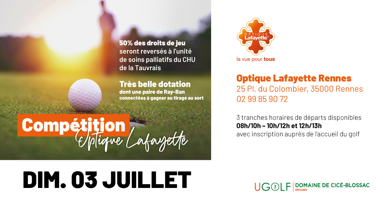 Golf du Domaine de Cicé-Blossac : dernières compétitions ! 1