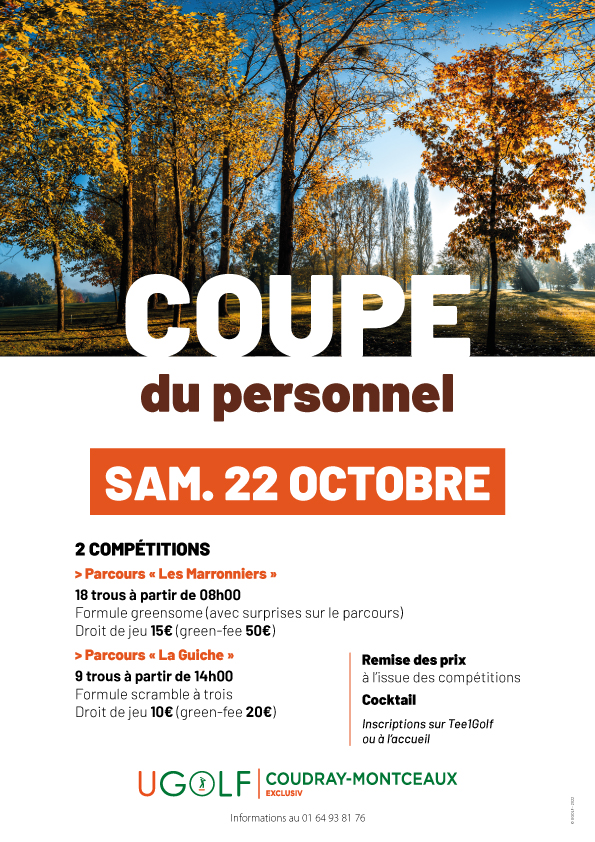 Golf du Coudray : Coupe du personnel 2022