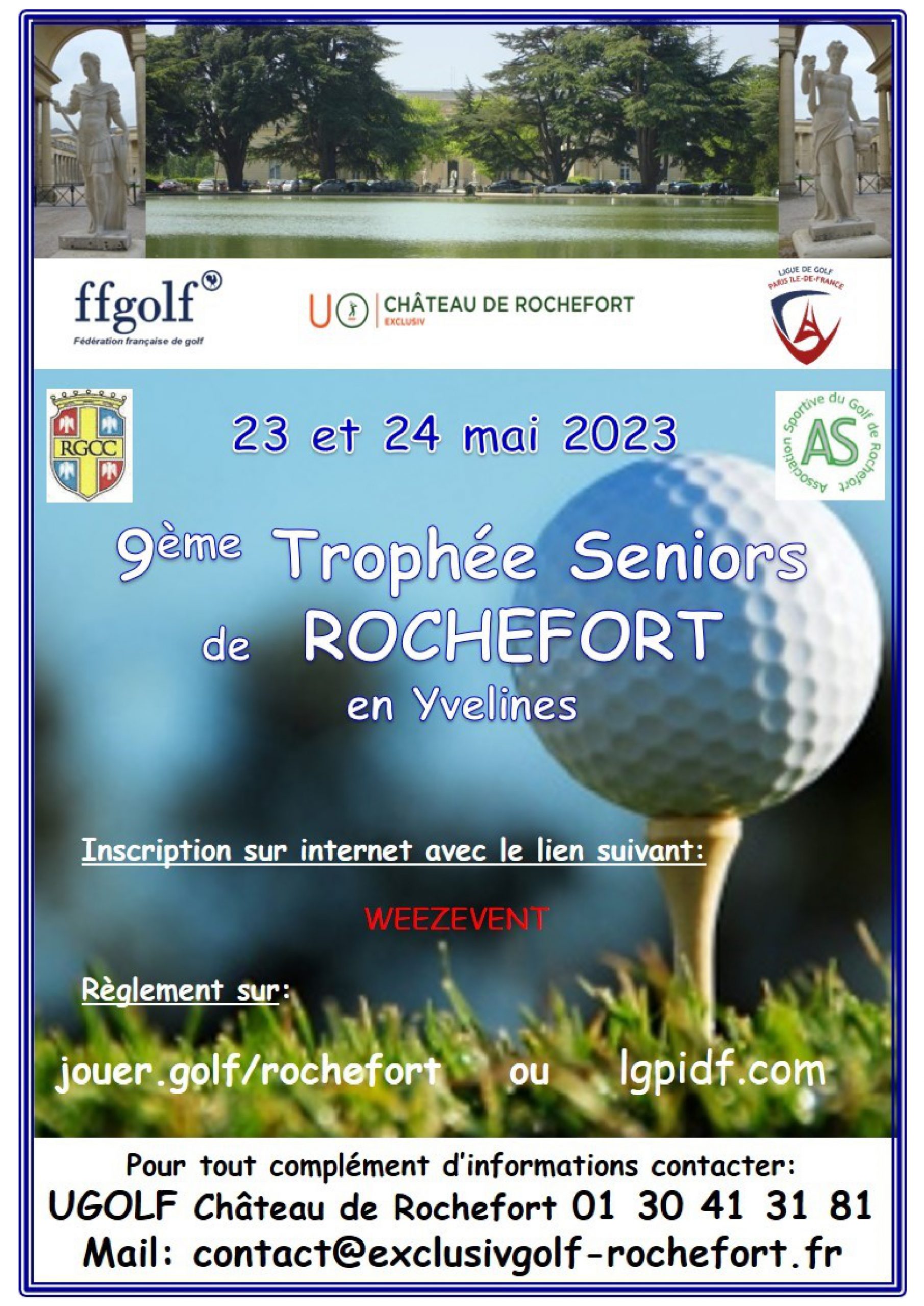Golf Château de Rochefort : 9ème Trophée Seniors