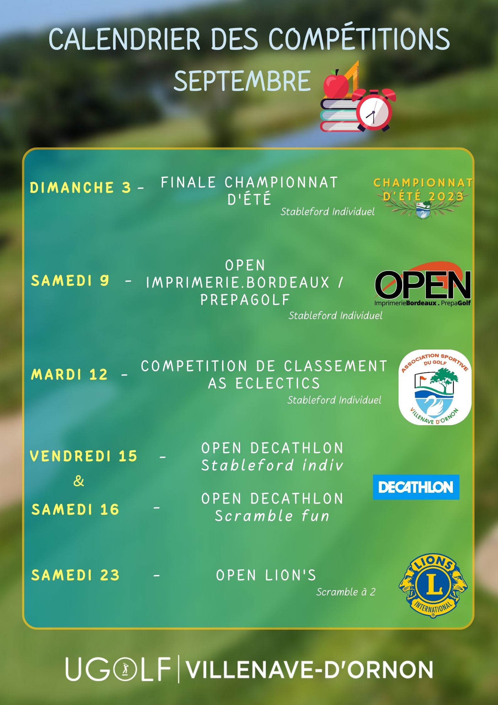 Août à Villenave d'Ornon - Ugolf