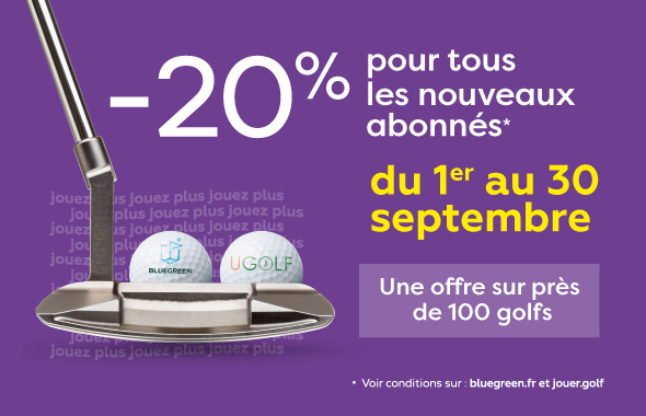 Offre nouveaux abonnés [Offre terminée] - Ugolf