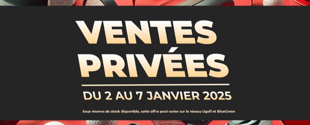 [OFFRE TERMINÉE] Ventes privées d'hiver ! - Ugolf
